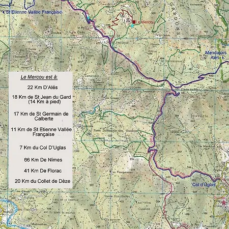 Le Mercou En Cevennes Bed & Breakfast